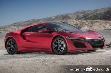Insurance quote for Acura NSX in Santa Ana