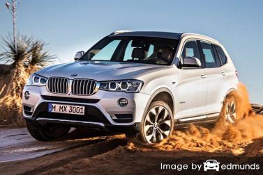 Insurance rates BMW X3 in Santa Ana