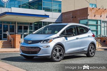 Insurance rates Chevy Bolt in Santa Ana