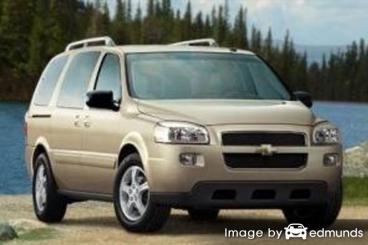 Insurance quote for Chevy Uplander in Santa Ana