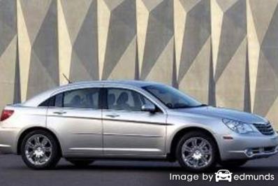 Insurance rates Chrysler Sebring in Santa Ana