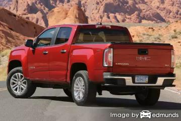 Insurance quote for GMC Canyon in Santa Ana