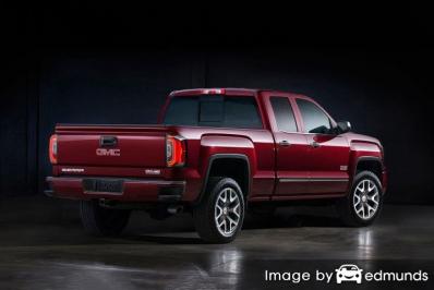 Insurance rates GMC Sierra in Santa Ana