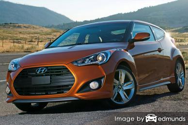 Insurance rates Hyundai Veloster in Santa Ana