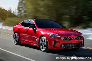 Insurance rates Kia Stinger in Santa Ana