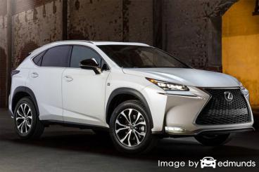 Insurance rates Lexus NX 200t in Santa Ana