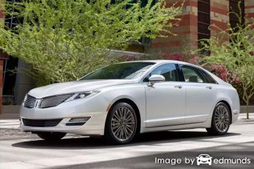 Insurance rates Lincoln MKZ in Santa Ana