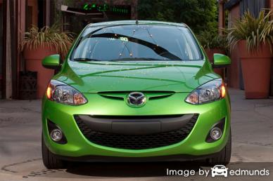 Insurance rates Mazda 2 in Santa Ana