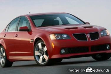 Insurance rates Pontiac G8 in Santa Ana