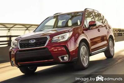 Insurance rates Subaru Forester in Santa Ana