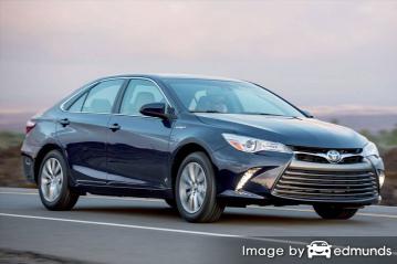 Insurance rates Toyota Camry Hybrid in Santa Ana