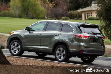 Insurance quote for Toyota Highlander Hybrid in Santa Ana