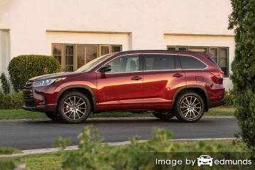 Insurance quote for Toyota Highlander in Santa Ana