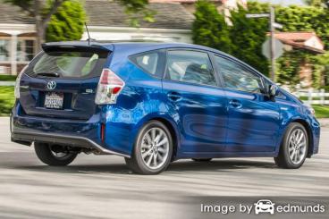 Insurance rates Toyota Prius V in Santa Ana