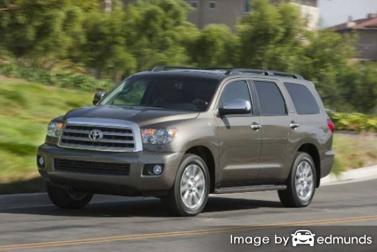 Insurance rates Toyota Sequoia in Santa Ana