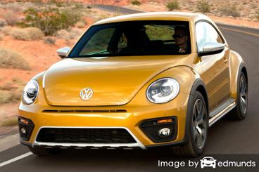 Insurance rates Volkswagen Beetle in Santa Ana
