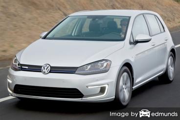 Insurance quote for Volkswagen e-Golf in Santa Ana