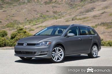 Insurance rates Volkswagen Golf SportWagen in Santa Ana